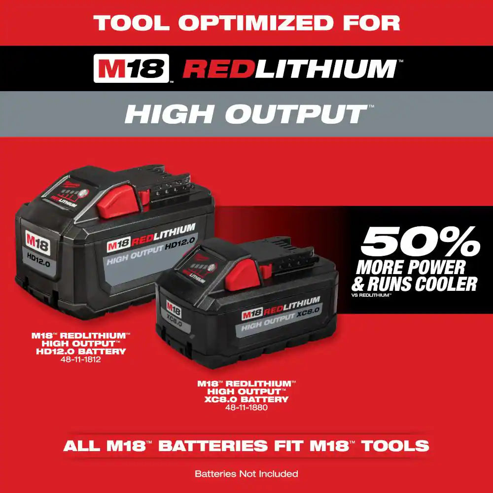 M18 FUEL 8 In. 18V Lithium-Ion Brushless Electric Battery Chainsaw HATCHET W/M18 FUEL 16 In. Chainsaw Kit (2-Tool)