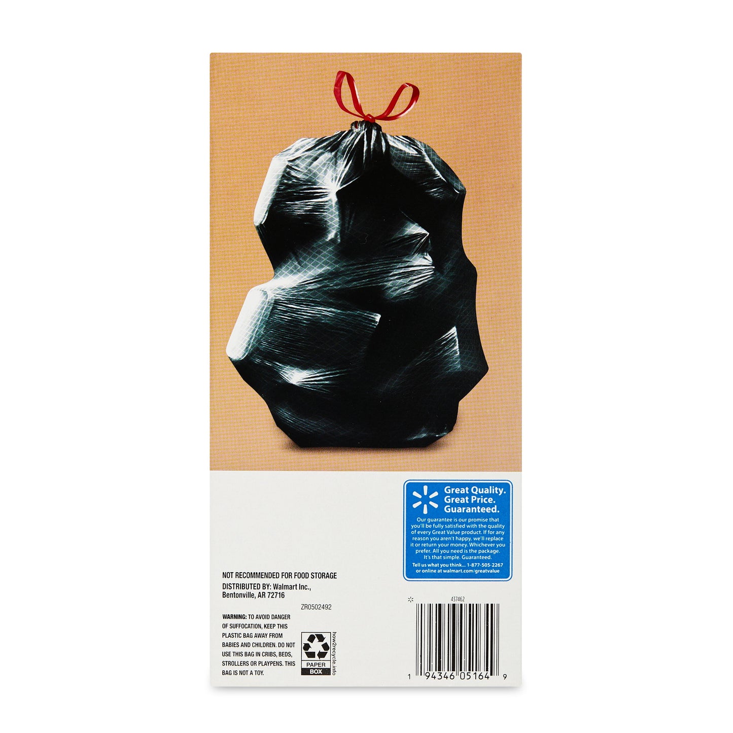 33-Gallon Drawstring Strong Flex Multi-Purpose Trash Bags, Pine Scent, 40 Bags