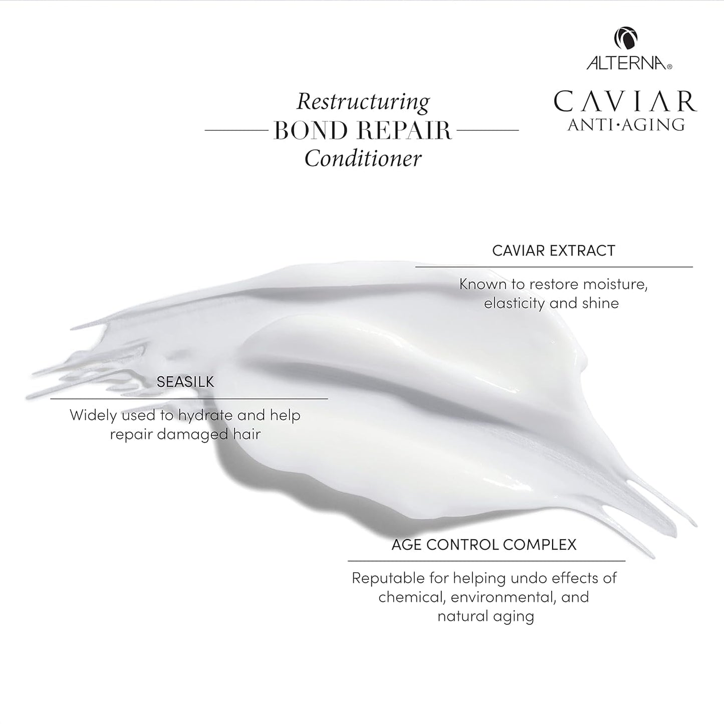 Caviar Anti-Aging Restructuring Bond Repair Shampoo/Conditoner Set, 8.5 Fl Oz (Pack of 2)