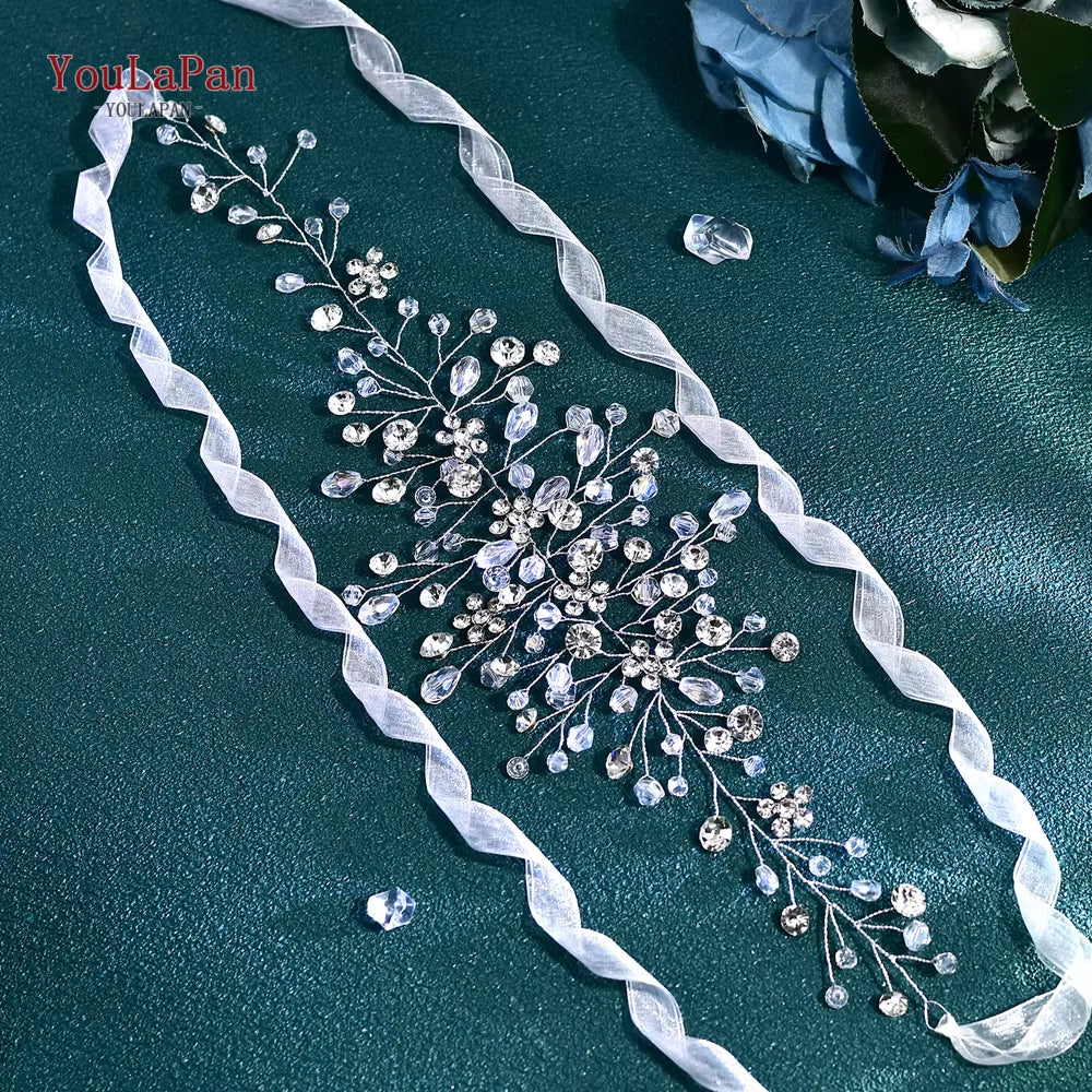 Wedding Belt Rhinestone Wedding Dress Sash Belt Crystal Wedding Belt Thin Belts Wedding Accessories Bridal Belts SH65