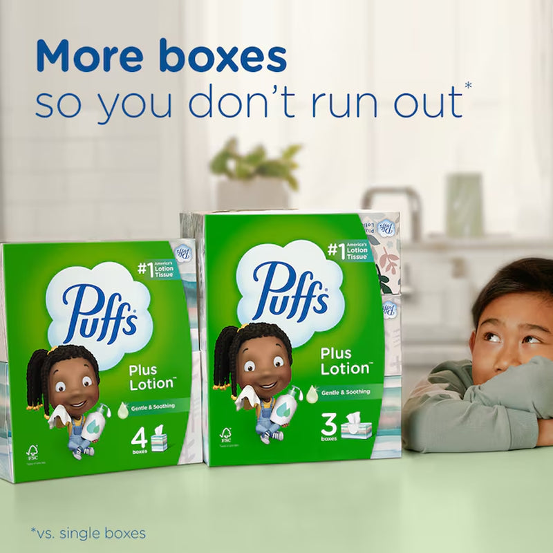 4 -Pack Facial Tissue ( 56 -Count )