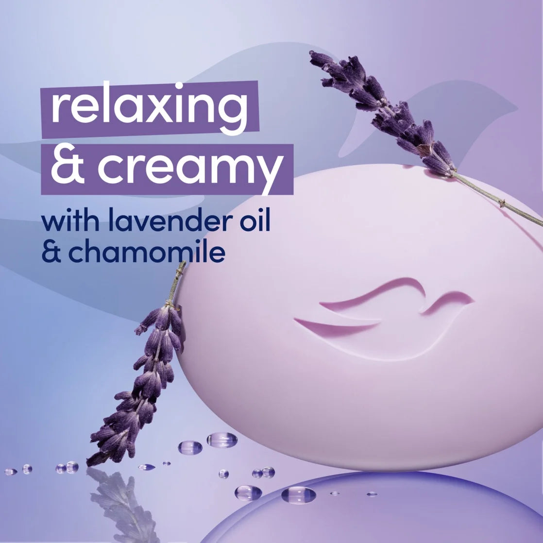 Beauty Bar Women'S Bath Soap Relaxing Lavender Oil & Chamomile, 3.75 Oz 8 Bars