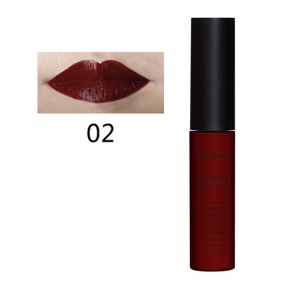 Matte Velvet Lip Glaze, Waterproof Long Lasting Not Easy To Decolor Lip Gloss, Silky Smooth Plumping Lipstick ( 20 Colors ) Valentine's Day Gifts