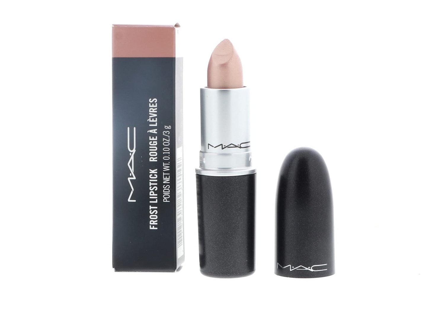 Mac Lipstick Gel Frost Metallic Beige 0.11 Ounce Sheer Colour for Lips