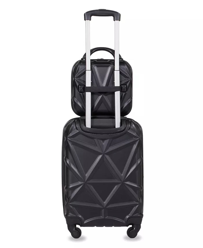 Gem 2-Pc. Carry-On Hardside Cosmetic Luggage Set