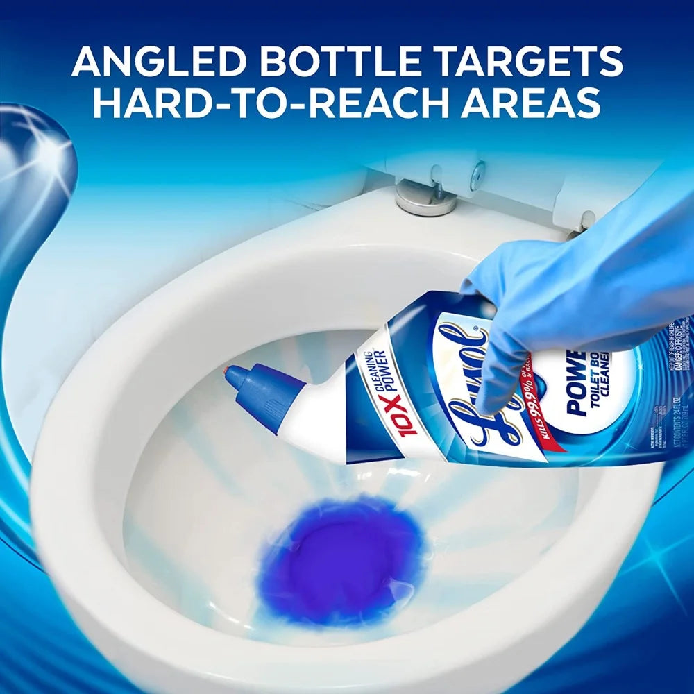 Power Toilet Bowl Cleaner Gel Disinfect 24 Oz, 2 Pack