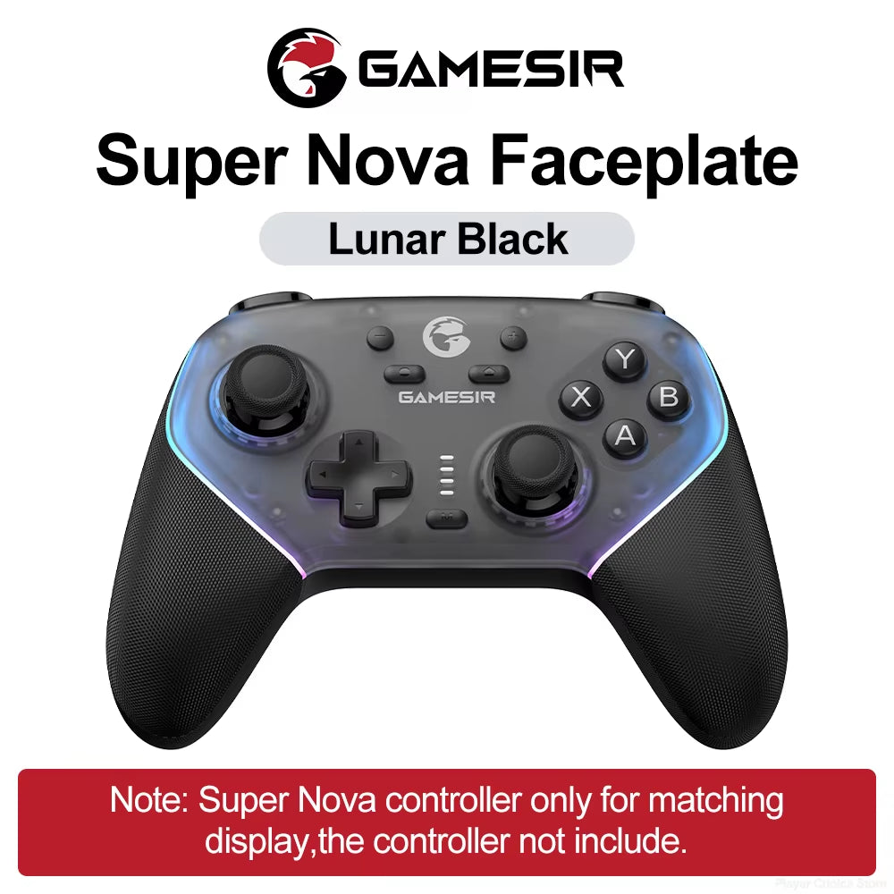 Super Nova Magnetic Faceplate Personalize Gamepads Multicolor Shell Cover Wireless Controle Front Case Top Cover