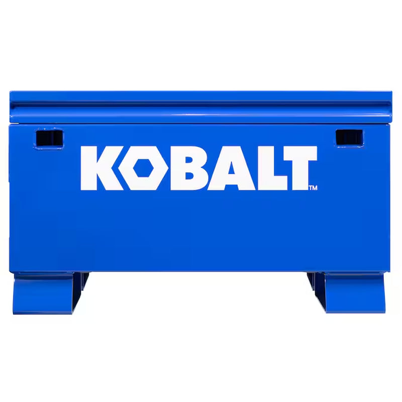 19-In W X 32-In L X 18-In H Blue Steel Jobsite Box