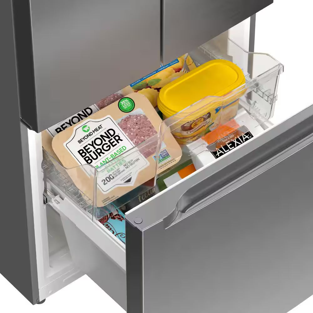 30 In. 18.5 Cu. Ft. Stainless Steel French Door Refrigerator