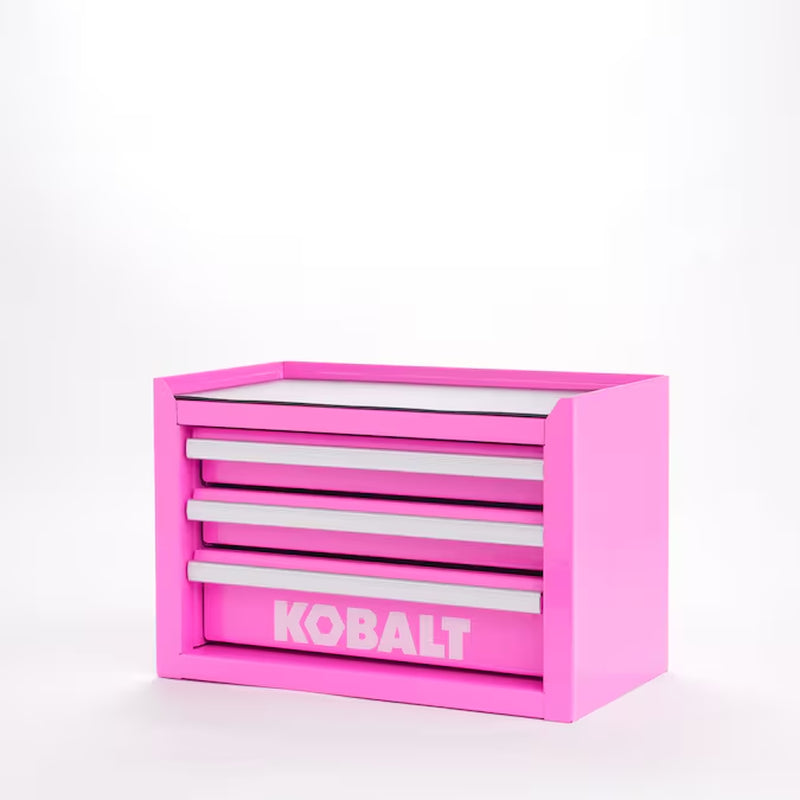 Portable Mini Toolbox 10.83-In W X 5.91-In H X 5.91-In D 2 -Drawer Teal Steel Tool Box