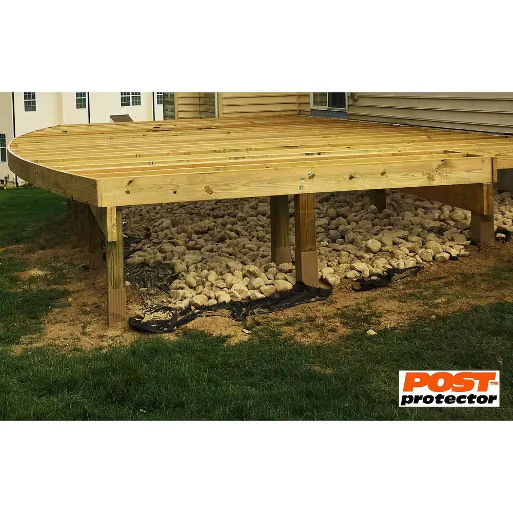 4 In. X 4 In. X 42 In. In-Ground Fence Post Decay Protection
