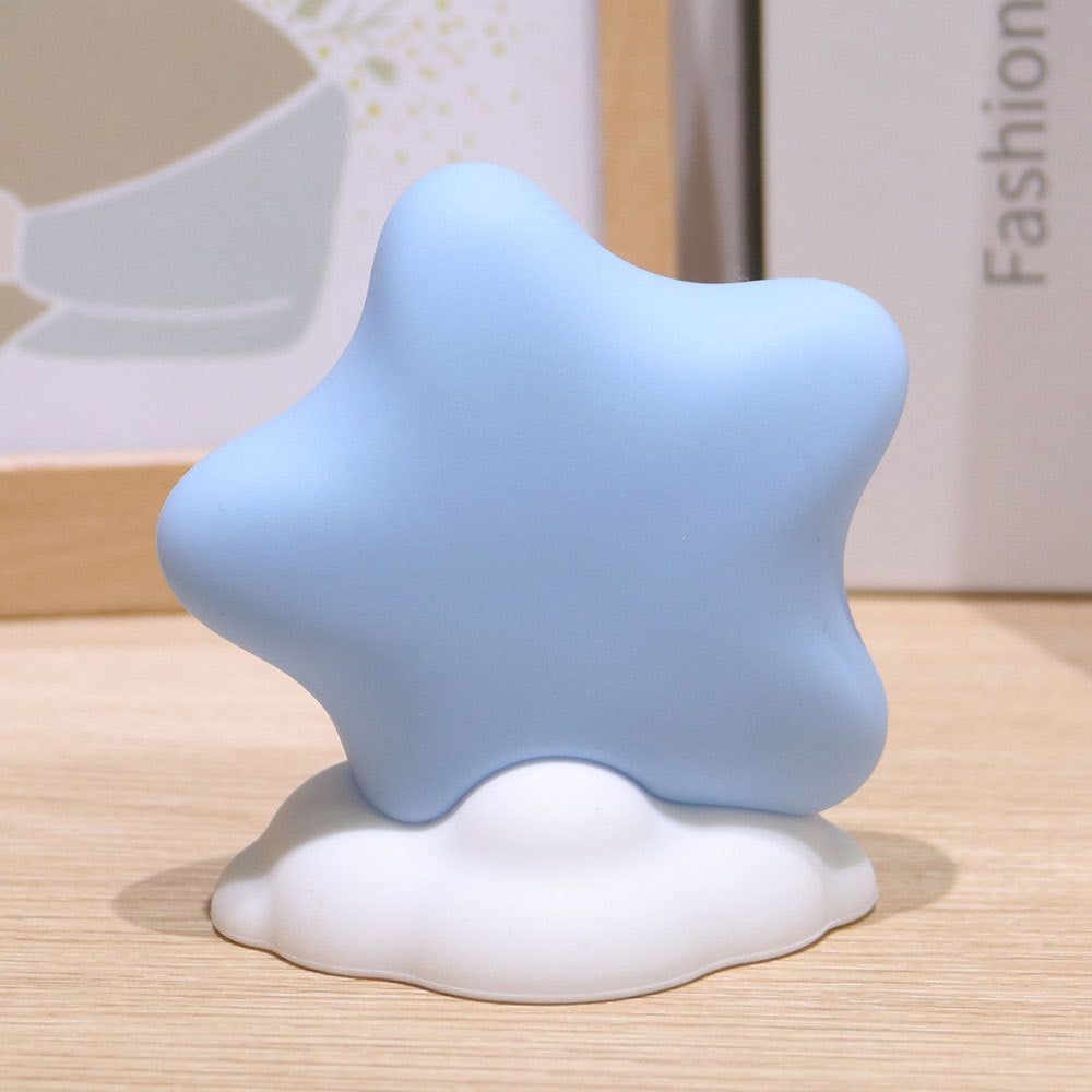 Nightlight decoration bedside sensor children sleep with birthday silicone pat light LED charging