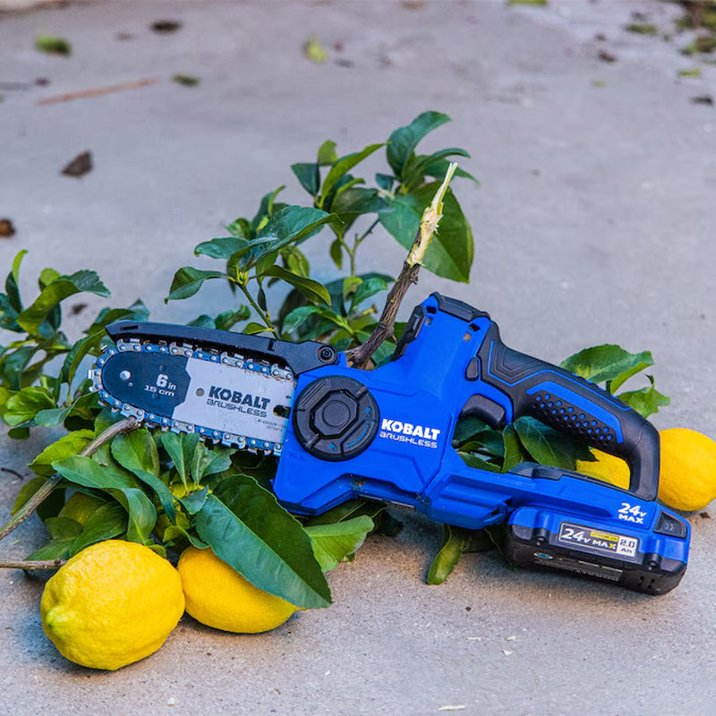 24-Volt 6-In Battery Chainsaw Battery Not Included Charger Not Included