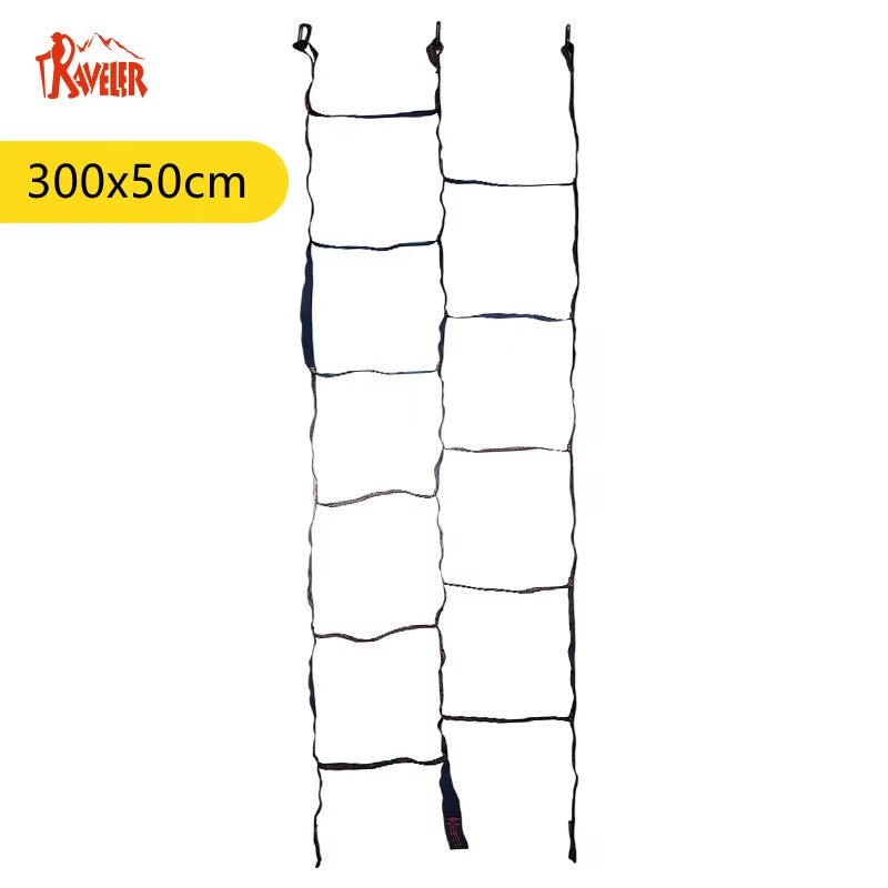 Outdoor Hammock Double Rope Ladder Escape Training Rescue Rope Ladder Outdoor Sports Training Climbing Ladder