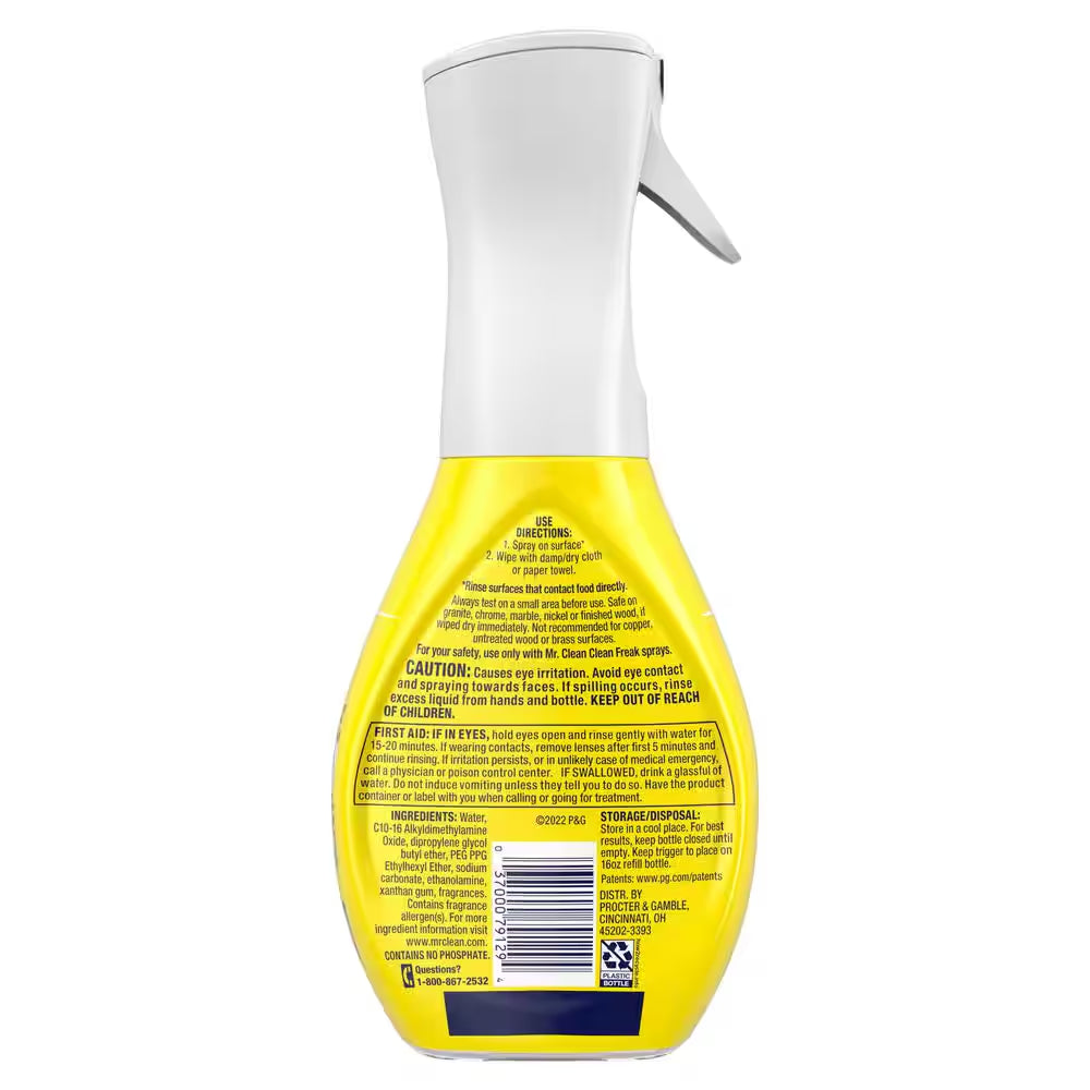 16 Oz. Lemon Zest Scent Clean Freak Deep Cleaning Mist Starter Kit All-Purpose Cleaner Spray (2-Pack)