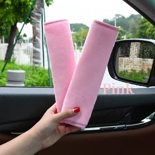 Universal Car Safety Belt Cover Adjustable Seat Belt Cover Shoulder Strap Covers Car Shoulder Protector Pad Auto Accessories