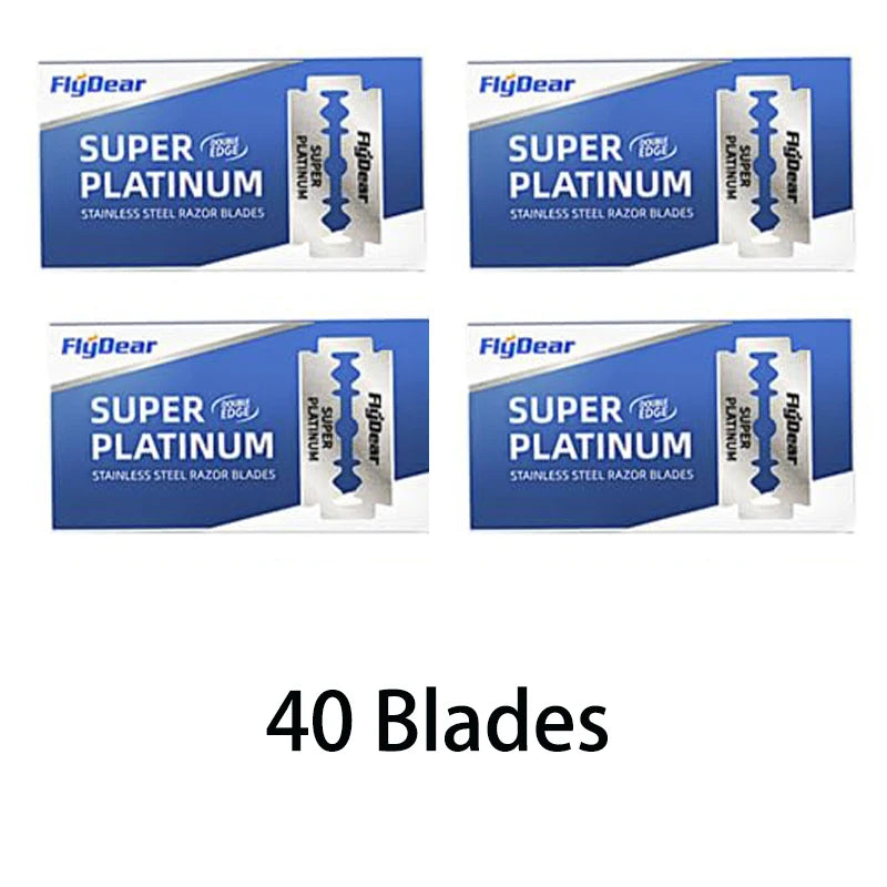 Razor Stainless Steel Double-Blade Razor Razor Razor Old Fashioned Razor Manual Shaving for Men