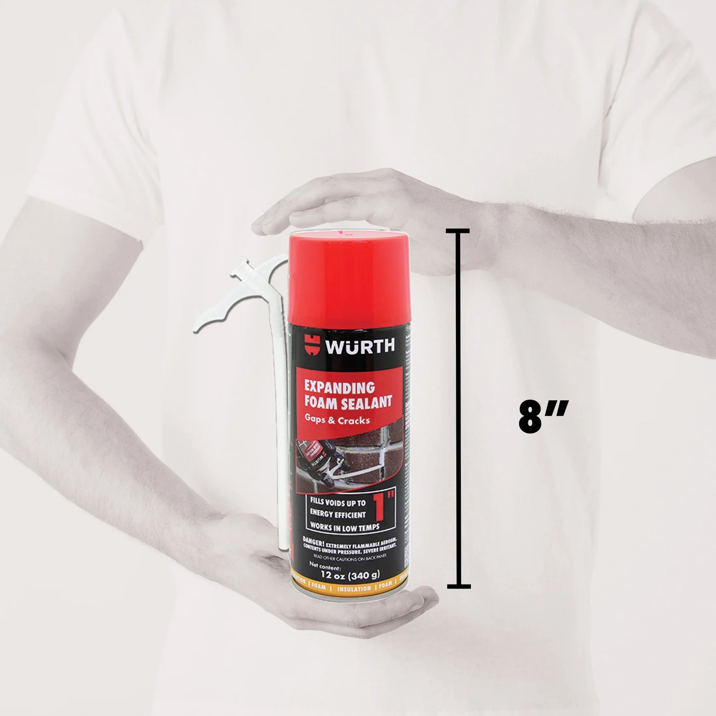 Gaps and Cracks Expanding Foam Sealant, up to 1 Inch, 12Oz Can, Insulating Spray Foam