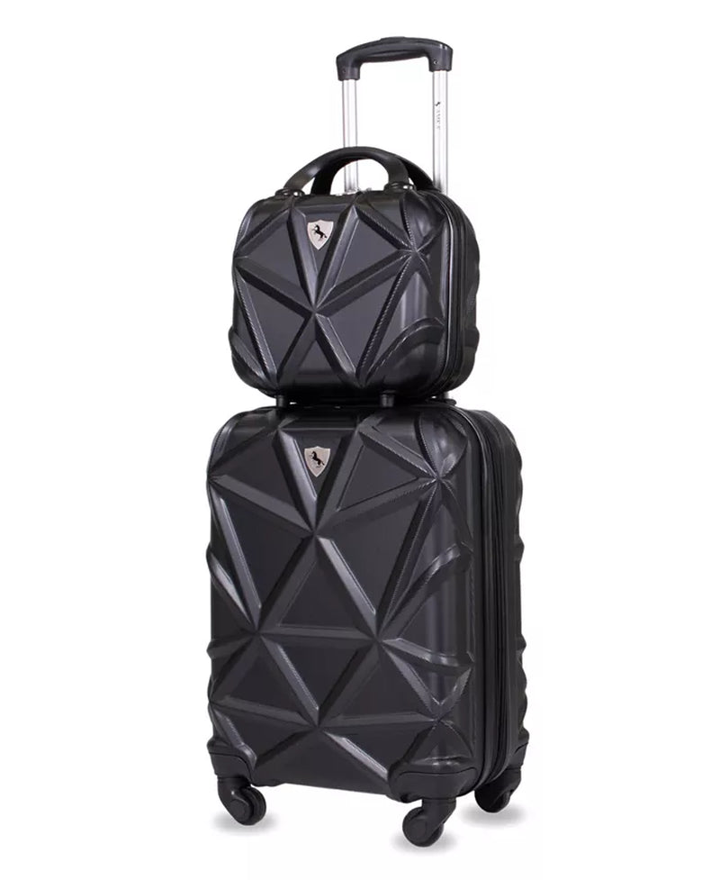 Gem 2-Pc. Carry-On Hardside Cosmetic Luggage Set
