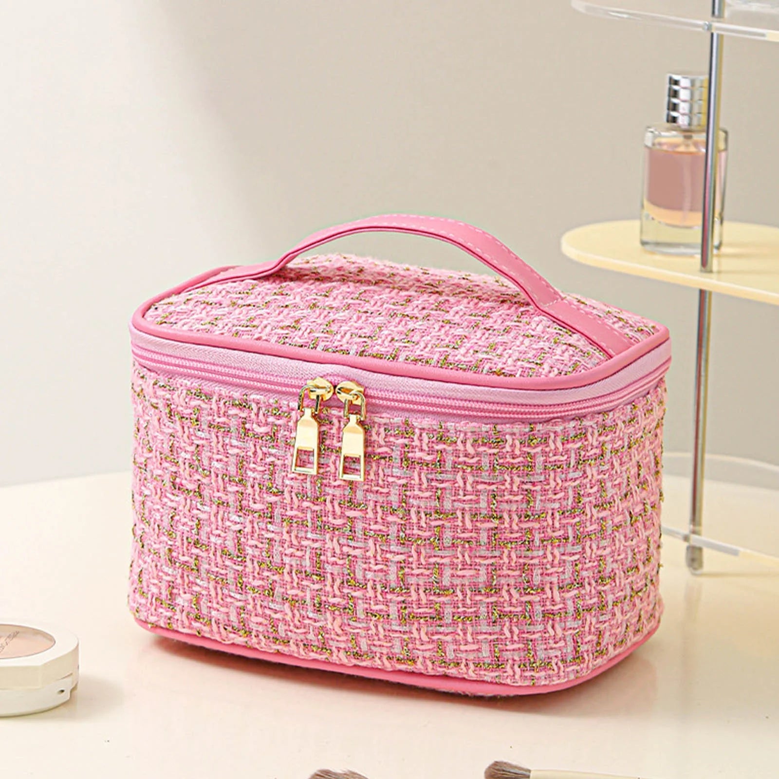 Tote Bag Large Capacity Makeup Bag Travel Portable High Beauty Small Bag Cosmetic Storage Bag Portable Wash Bag Handbags