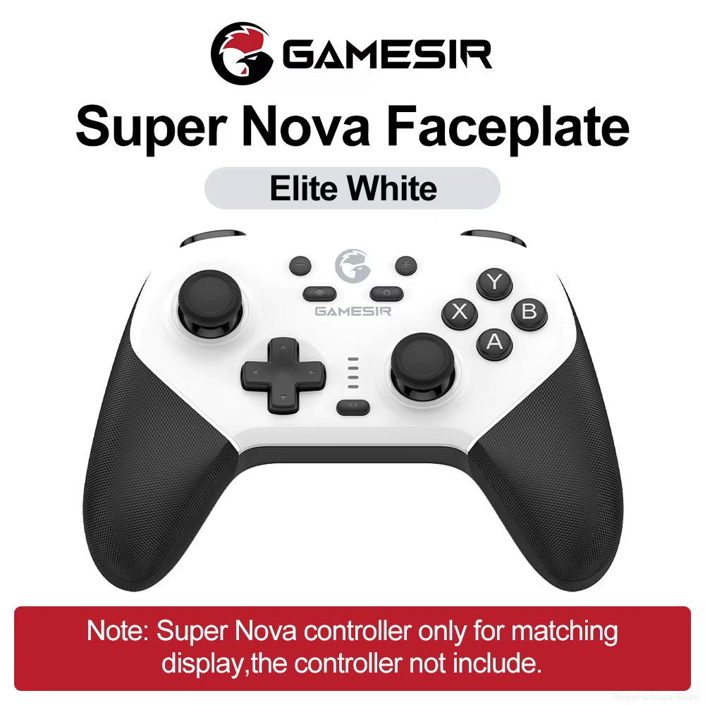 Super Nova Magnetic Faceplate Personalize Gamepads Multicolor Shell Cover Wireless Controle Front Case Top Cover