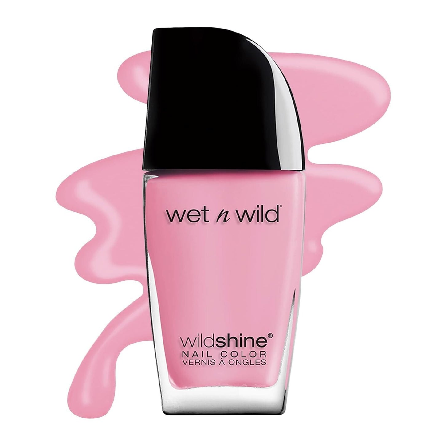 Quick Dry Wild Shine Nail Polish in Tickled Pink - 0.41 Fl Oz for Stylish Nails