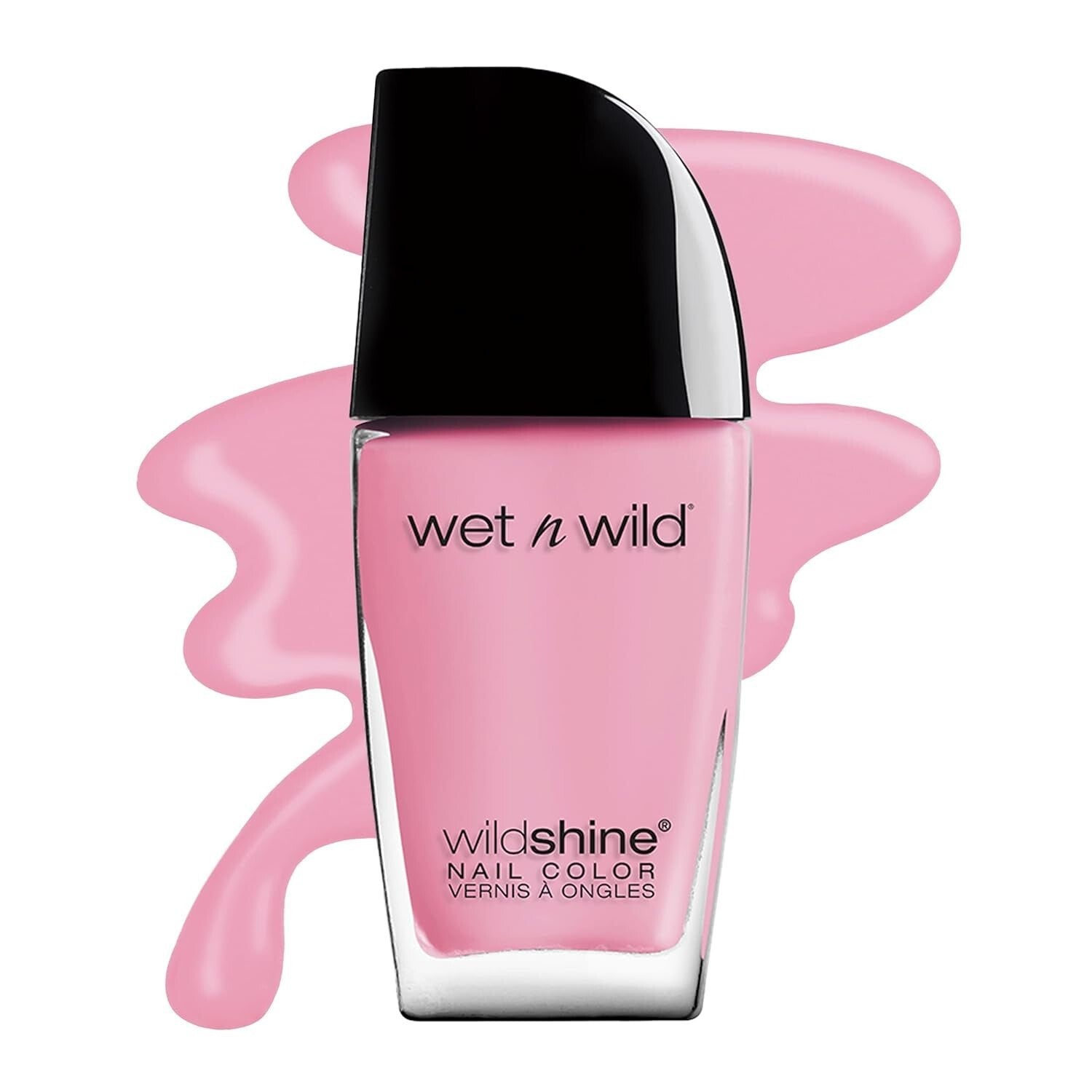 Quick Dry Wild Shine Nail Polish in Tickled Pink - 0.41 Fl Oz for Stylish Nails