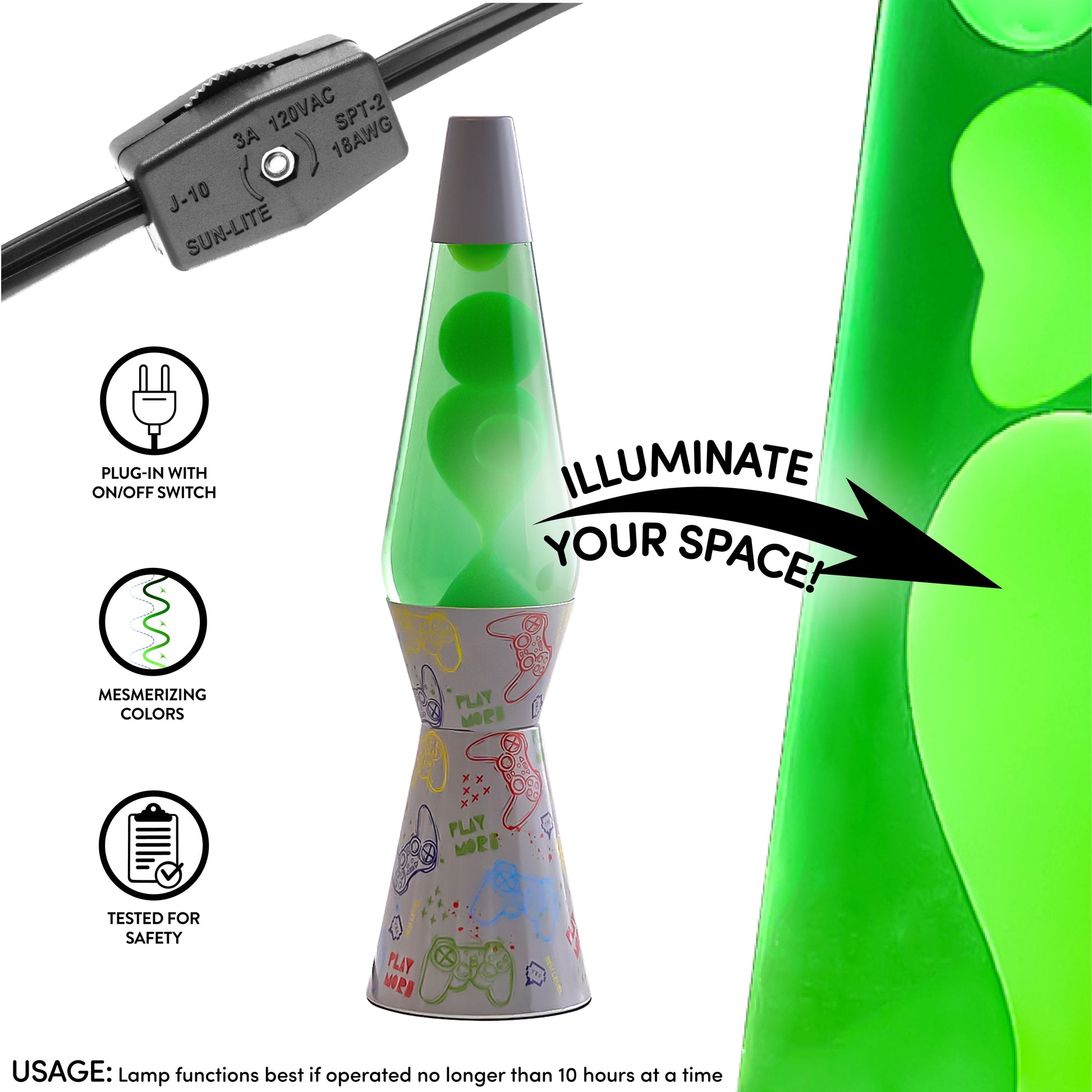 Gaming Lava Motion Lamp