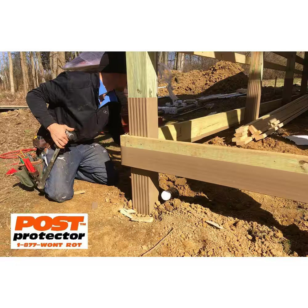 4 In. X 4 In. X 42 In. In-Ground Fence Post Decay Protection