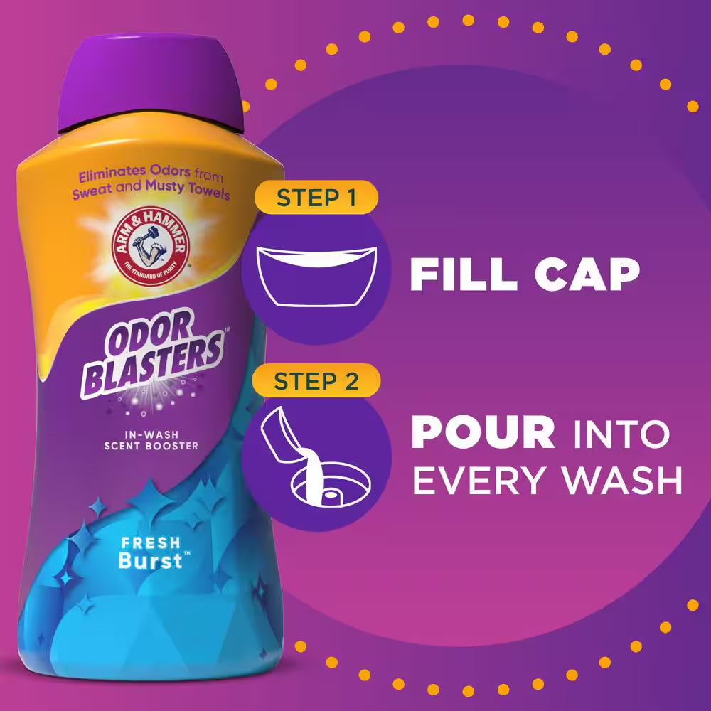 45 Oz. In-Wash Scent Booster Odor Blaster Fabric Softener