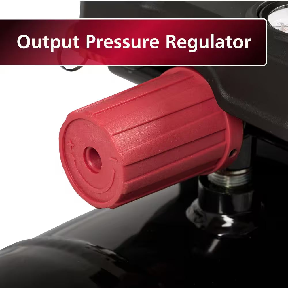 4 Gal. 175 PSI Electric Oil-Free High Performance Air Compressor with 25 Ft. Air Hose and 2-In-1 Brad Nailer/Stapler