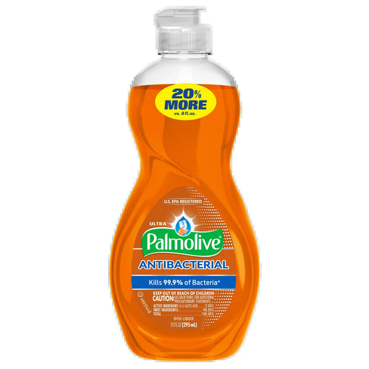 Ultra Dish Liquid Anti-Bacterial Orange -10Oz (5 Pack)
