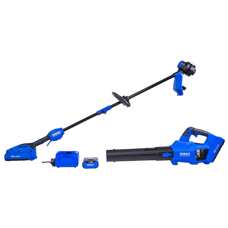 Gen4 40-Volt Cordless Battery String Trimmer and Leaf Blower and 4.0 Ah (Battery Included) (Charger Included)