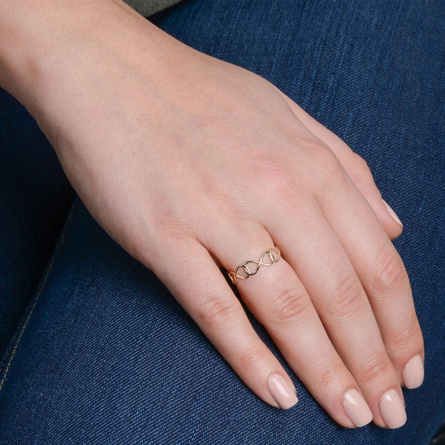 14K Yellow Gold High Polishinfinity Ring