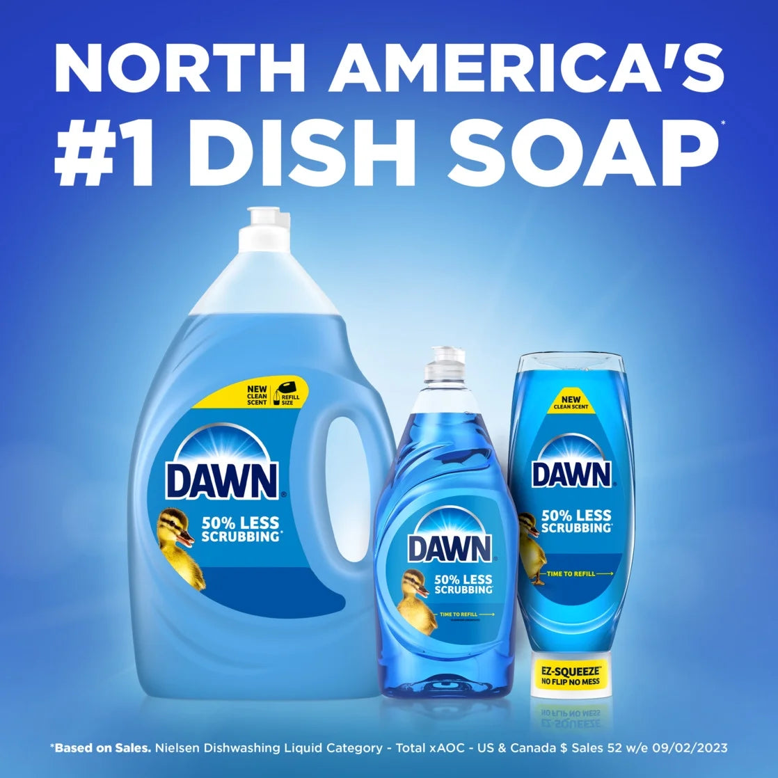 Gentle Clean Ez-Squeeze Dish Soap, Dishwashing Liquid, Pomegranate & Rose Water, 24.3Oz