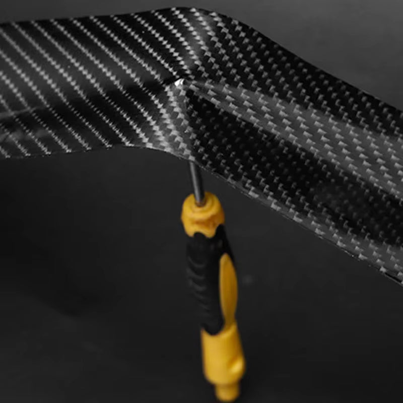 3/10M Carbon Fiber Car Stickers Auto Door Threshold Trunk Protective Strip anti Scratch Tape Waterproof Decal Car Accessories