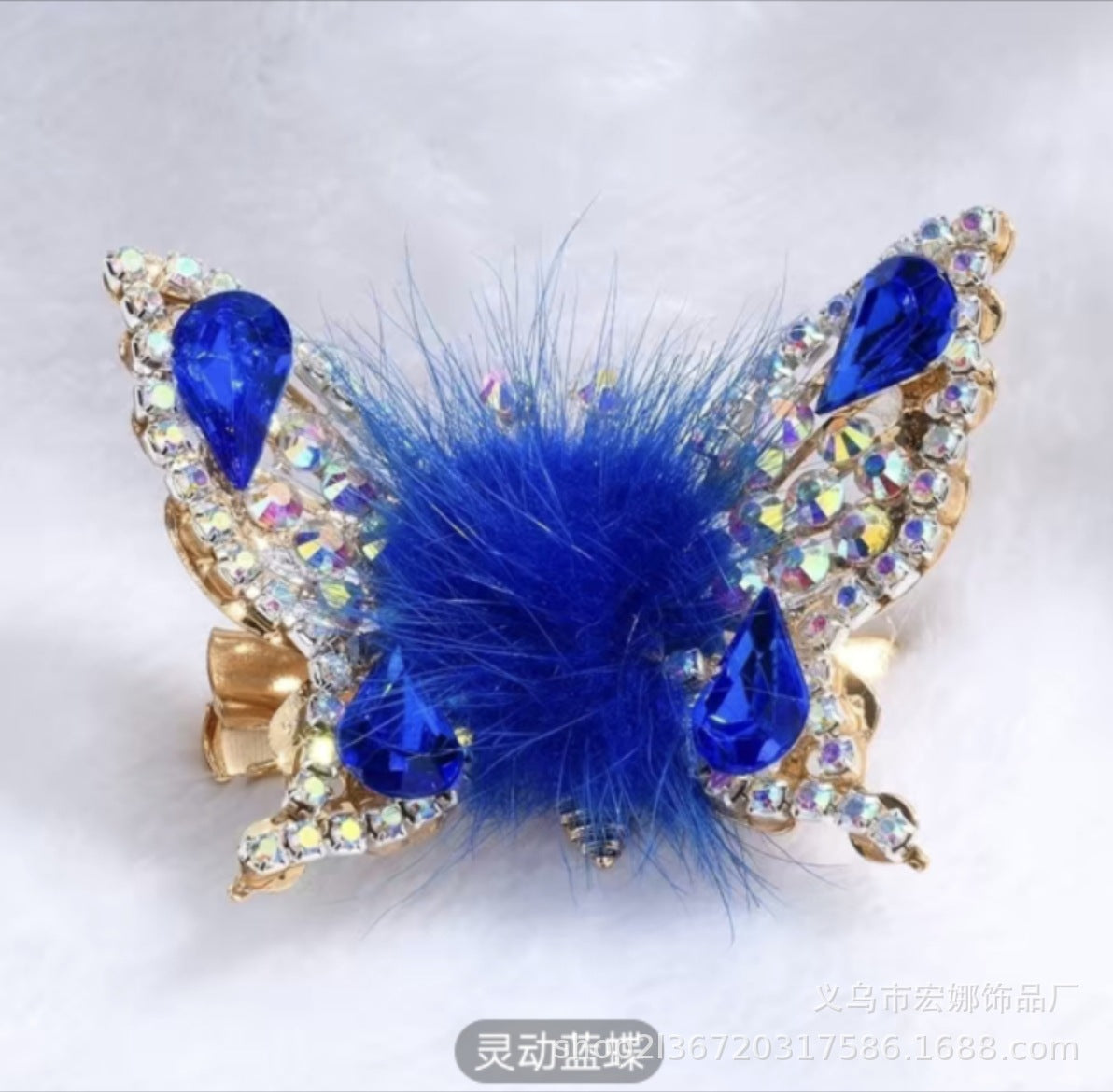 Jewel Entrusted Butterfly Pendant – Elegant Symbol of Transformation