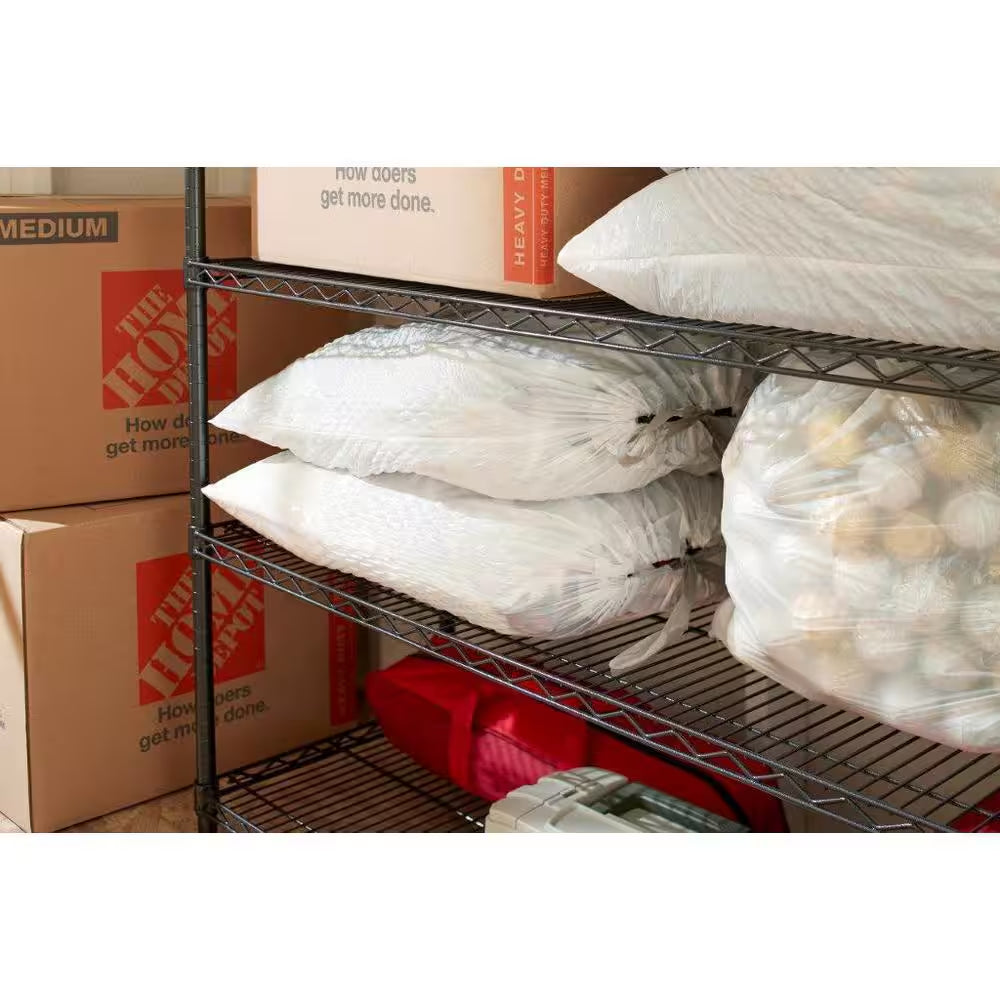 13 Gal. FLEX White Drawstring Kitchen Trash Bags (150 Count)