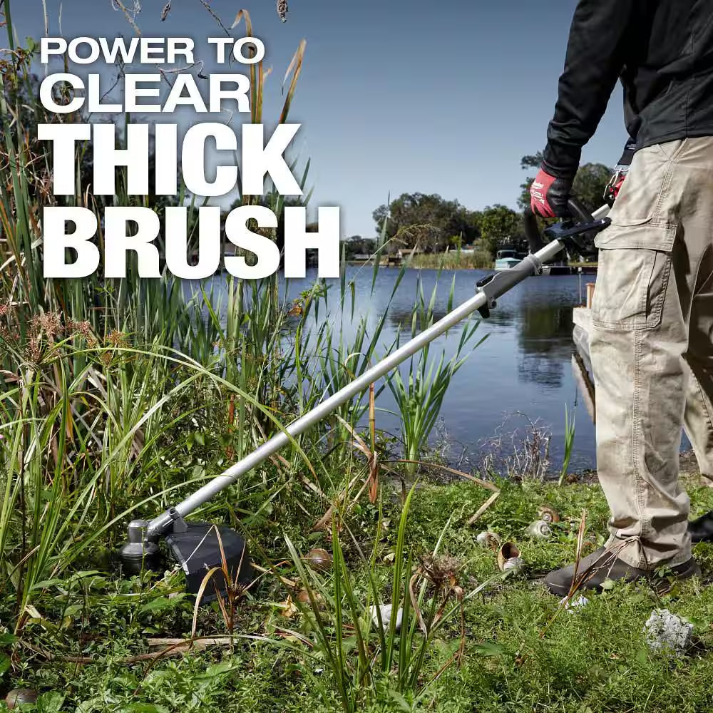 M18 FUEL QUIK-LOK Brush Cutter Attachment and M18 FUEL QUIK-LOK Rubber Broom Attachment (2-Tool)