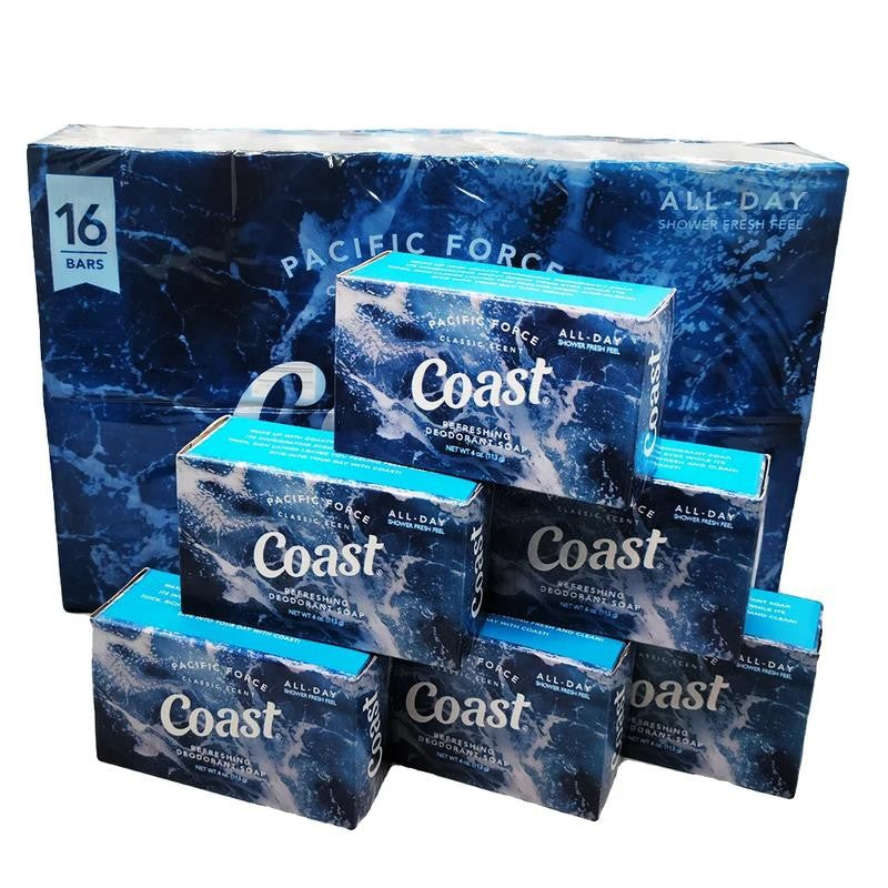 NEW Refreshing Deodorant Soap Bar -4 Oz- 16 Bars, Men'S Soap, Adult Soap, All S