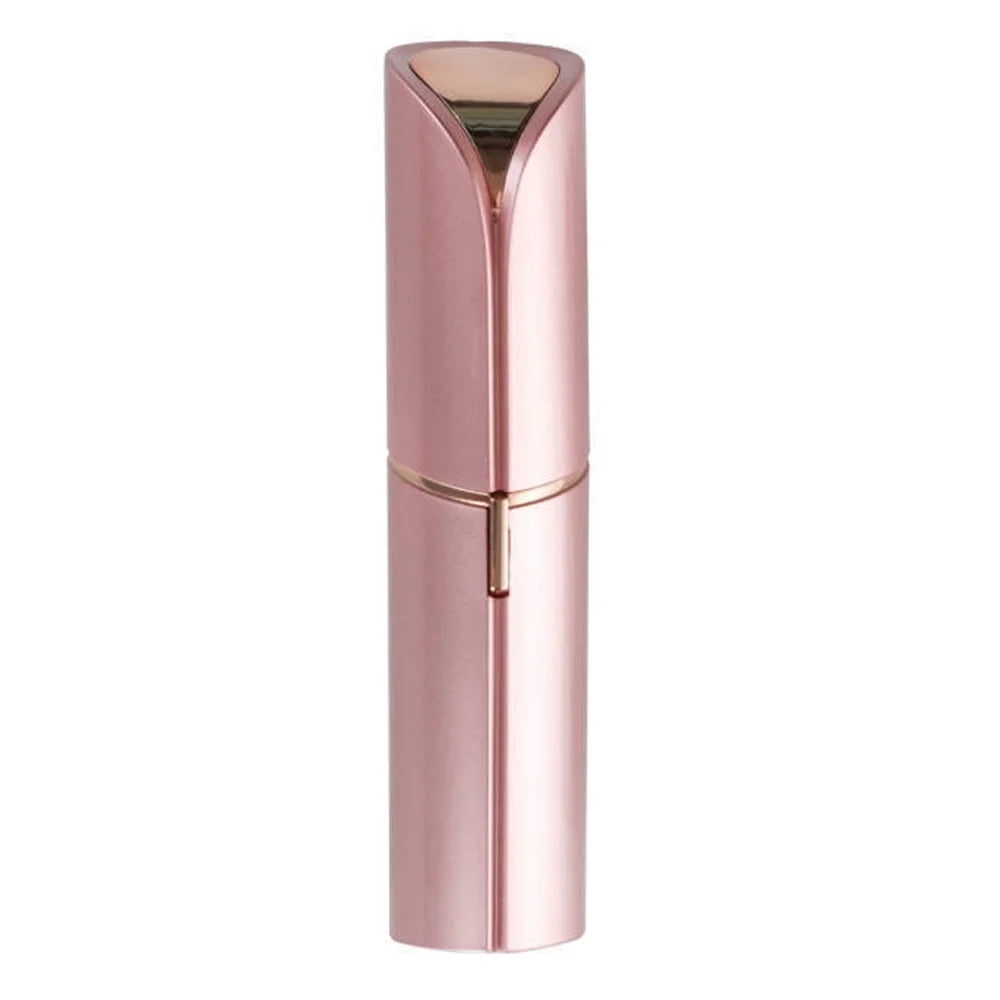 Facial Hair Remover for Women, Blush/Rose Gold Electric Face Razor for Women for Instant and Painless Hair Removal,Rose Gold,A49