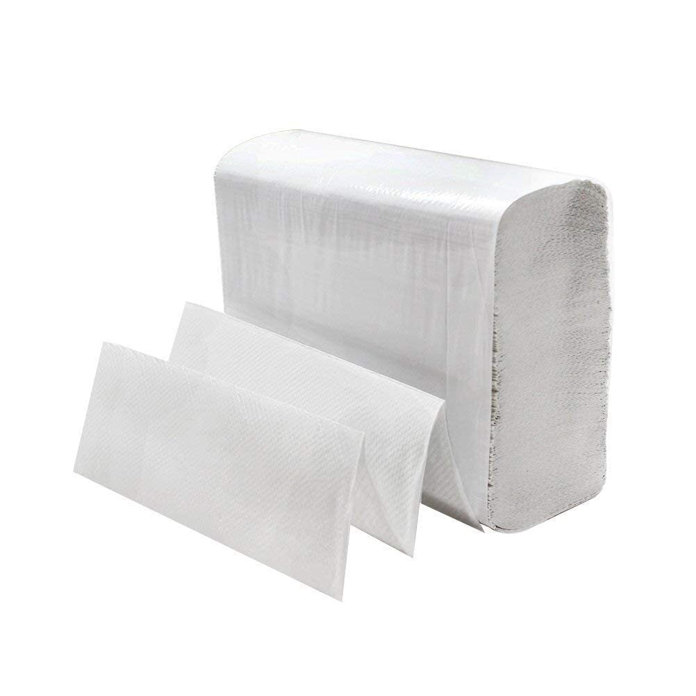 White Multifold Paper Towels- Pack of 4-250Ct. Total 1000 Towels. 9.2 X 9.2 S...