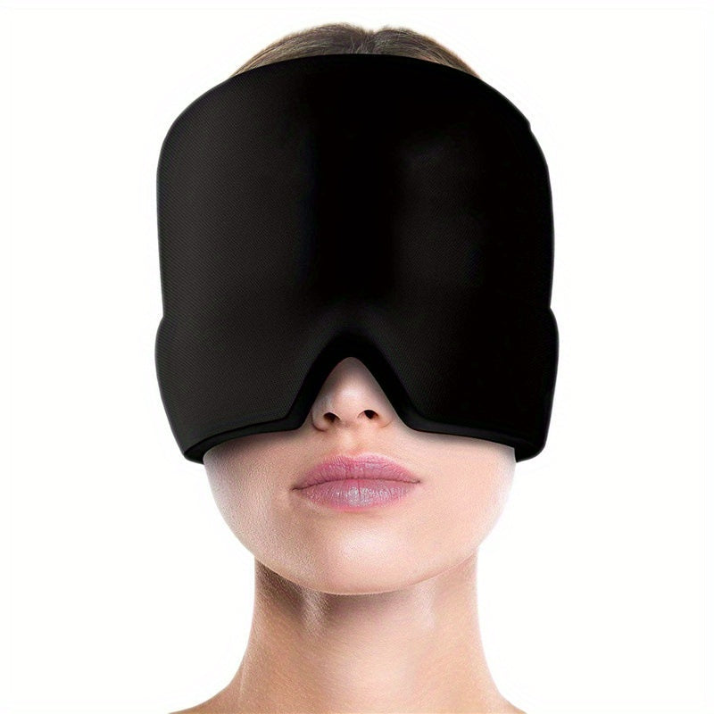 Stretchable Ice/Heat Head Wrap For Migraine Relief -, Chemical-Free & Fragrance-Free, Ideal For All Skin Types
