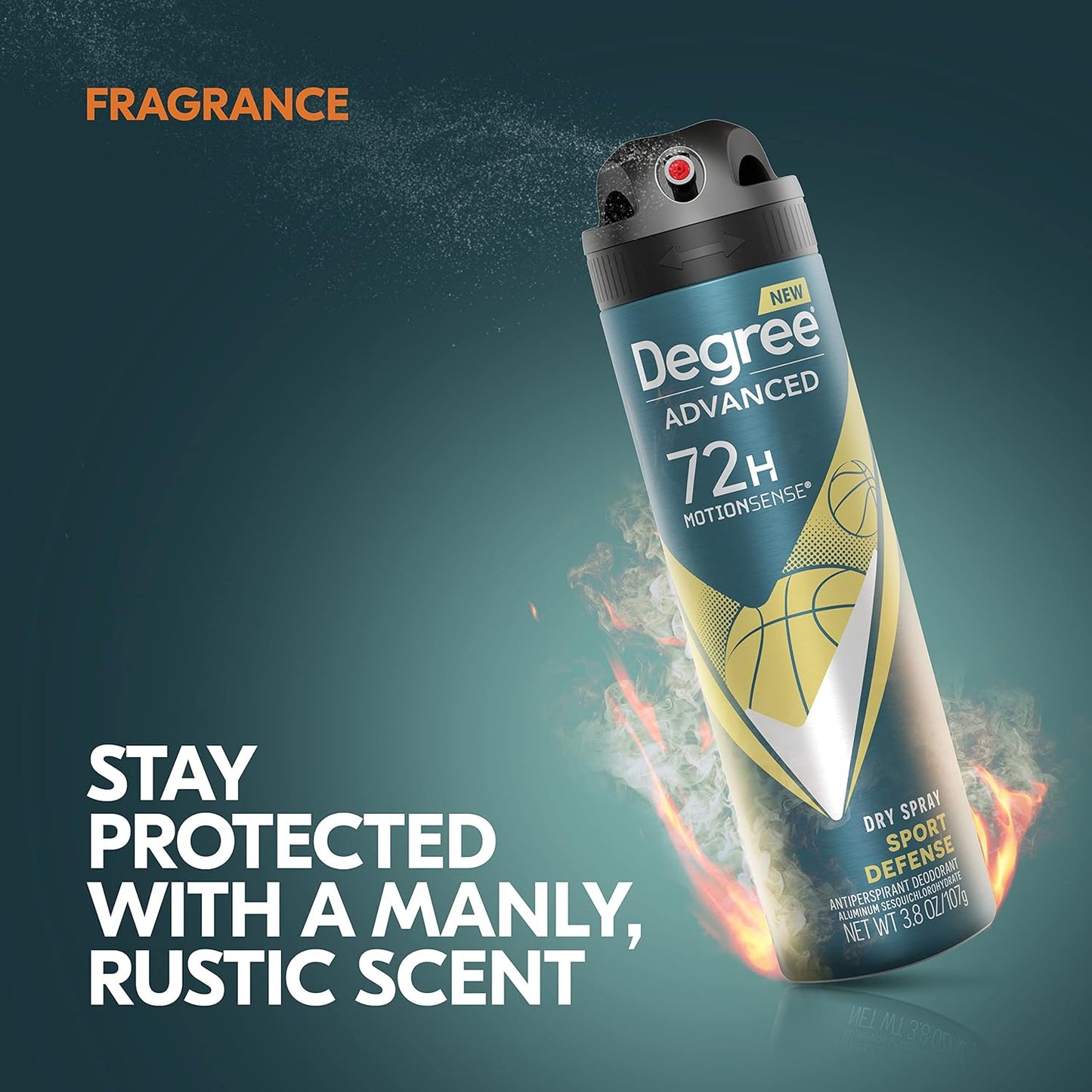 Degree Men Antiperspirant Deodorant Dry Spray Sport Defense 3 Count Deodorant Fo