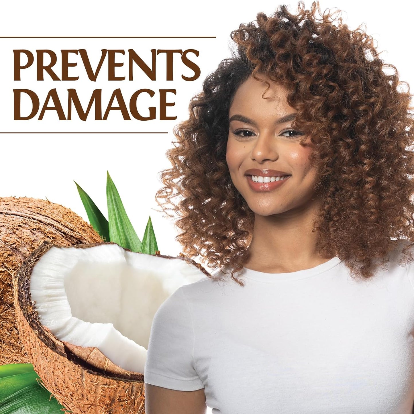 Silk Therapy with Natural Coconut Oil Moisturizing Conditioner, Nourishing & Helps Eliminate Frizz, Sulfate, Paraben & Cruelty-Free, 12 Oz