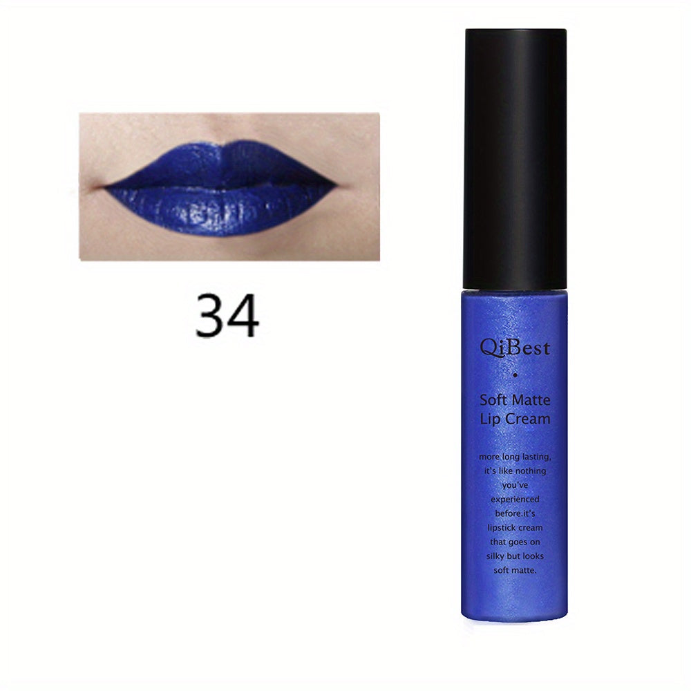 Matte Velvet Lip Glaze, Waterproof Long Lasting Not Easy To Decolor Lip Gloss, Silky Smooth Plumping Lipstick ( 20 Colors ) Valentine's Day Gifts