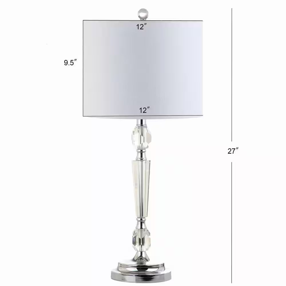 Victoria 27 In. Crystal Table Lamp (Set of 2)