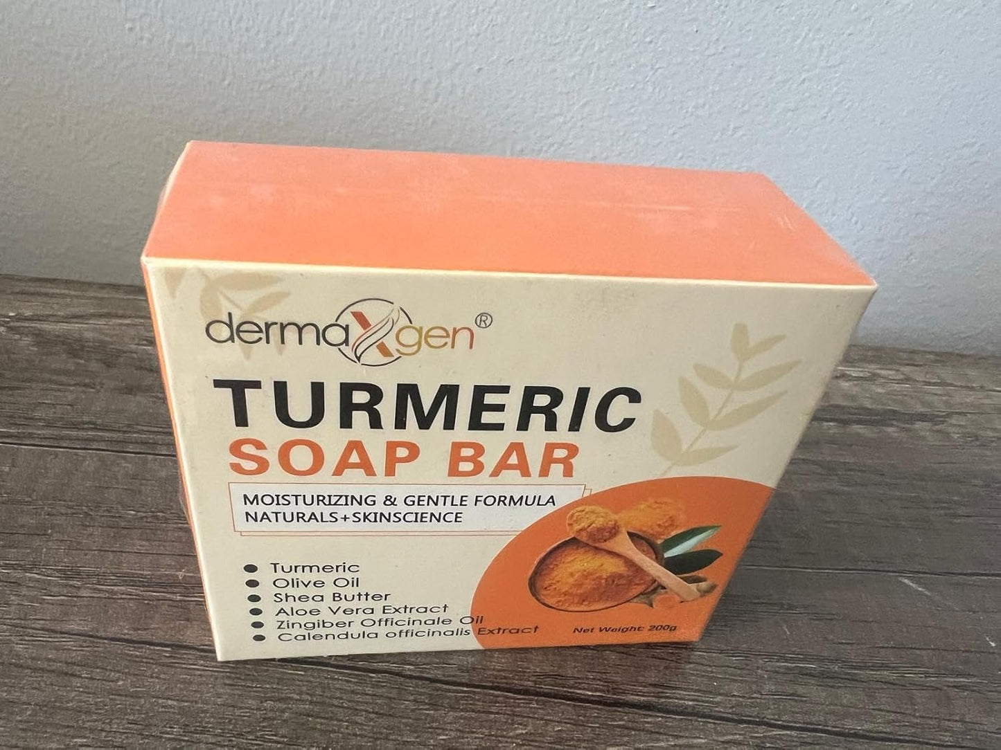 Organic Turmeric Soap Bar for Face & Body – Pure Turmeric Soap Bar for Acne, Scars, Uneven Tone, Blemish Control, Sun Damage & Age Spots – Handcrafted Skincare – 7 OZ