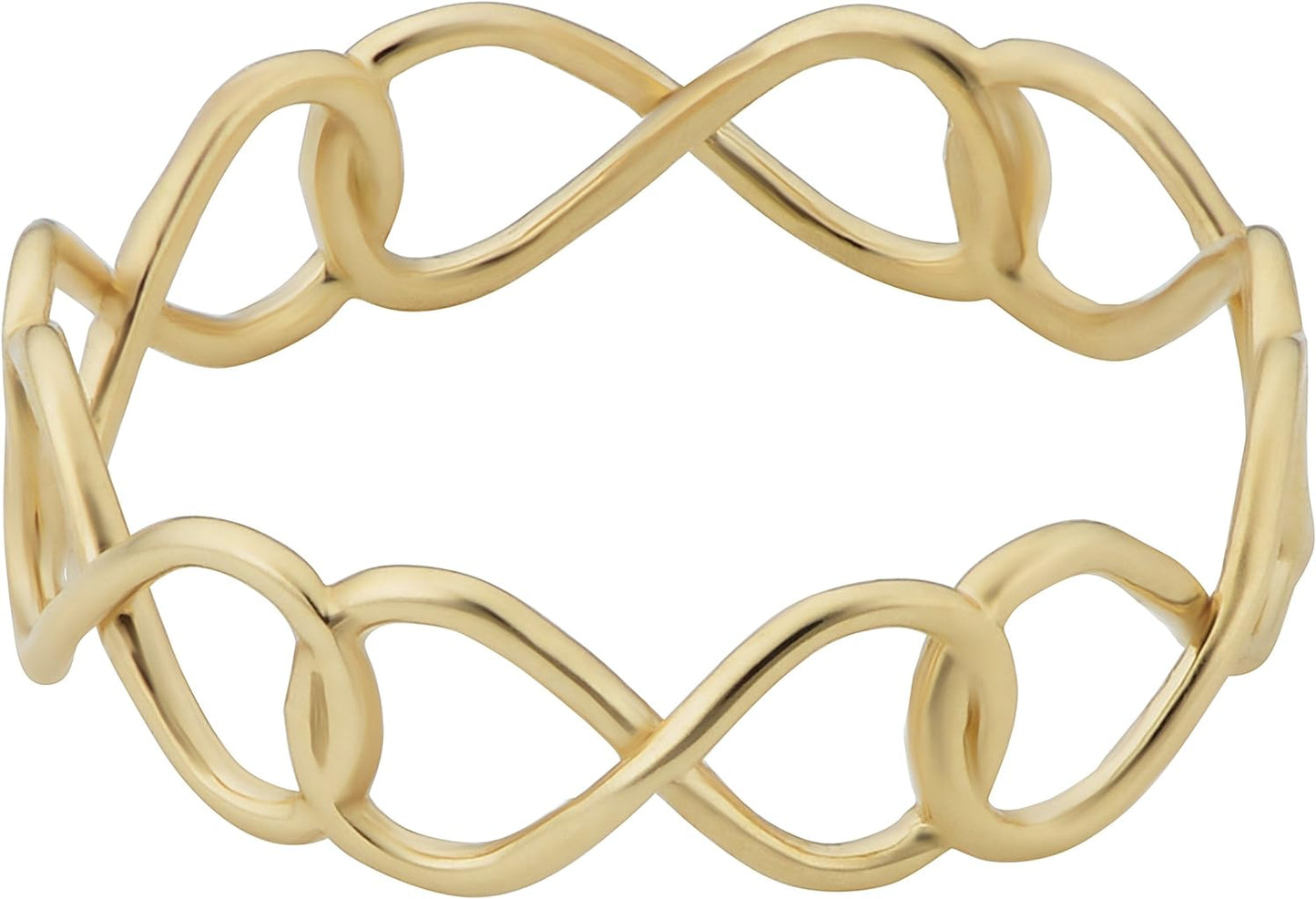 14K Yellow Gold High Polishinfinity Ring