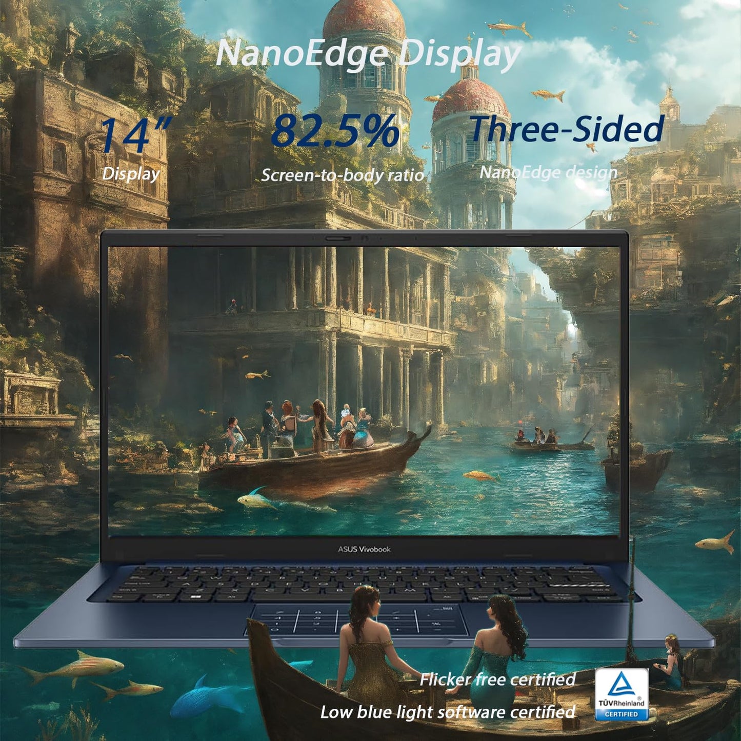 Vivobook Laptop | 14" FHD (1920 X 1080) Display | 12Th Generation 6 Core Processor | 40GB RAM | 1.5TB Storage | Bluetooth |